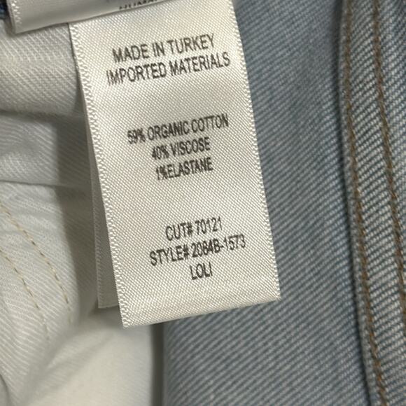 Citizens of Humanity Loli Mid Rise Baggy Jeans in Neroli wide leg size 32. - Picture 9 of 9